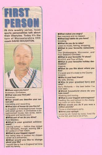 Dave-Houghton-autograph-signed-zimbabwe-cricket-memorabilia-test-match-odi-coach-worcs-ccc-david-question-and-answer-signature