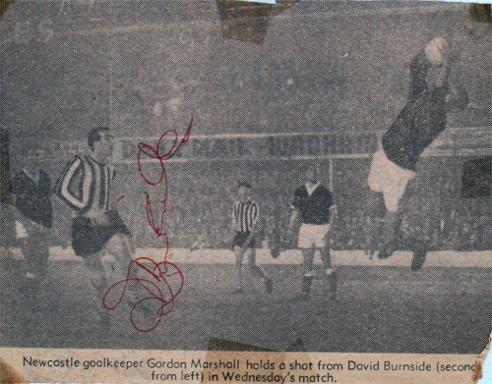 David-Burnside-autograph-signed-Southampton-FC-football-memorabilia-Saints-Soton-signature-1960s-Dave