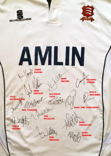 David-Masters-signed-essex-cricket-memorabilia-playing-shirt-amlin-eccc-foster-ten-doeschate-alistair-cook-autograph-pettini-westley-wright-phillips-mickleburgh-walker