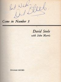 David-Steele-autograph-signed-england-cricket-memorabilia-book-autobiography-come-in-number-3-signature