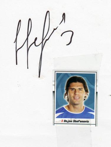 Dejan-Stefanovic-autograph-signed-Sheffield-Wednesday-fc-football-memorabilia-Portsmouth-red-star-belgrade-Yugoslavia-Serbia-Montenegro-signature