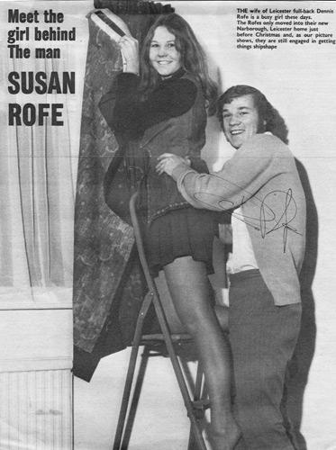 Dennis-Rofe-autograph-signed-Leicester-City-FC-football-memorabilia-signature-meet-the-wife-susan-magazine-feature-leyton-orient