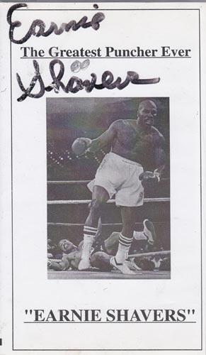 Earnie-Shavers-autograph-signed-boxing-memorabilia-heavyweight-greatest-puncher-ever-video-Mr-Devastation-boxer