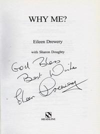 Eileen-Drewery-autograph-signed-book-autobiography-why-me-my-life-as-a-healer-1999-glenn-hoddle-england-football-manager-spiritual-adviser-healing-counselling-200