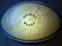 England-rugby memorabilia signed-rugby-ball-1996-Five-Six-Nations-champions-sports memorabilia