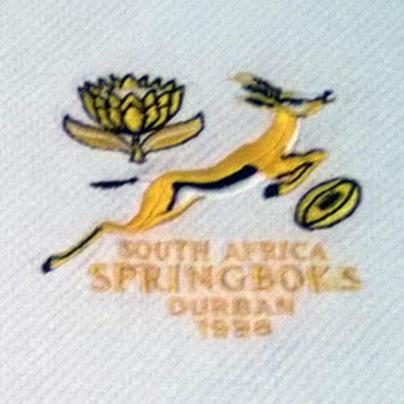 FRANCOIS PIENAAR memorabilia (1995 World Cup winning captain) signed South Africa Rugby shirt rugby memorabilia autograph Springboks