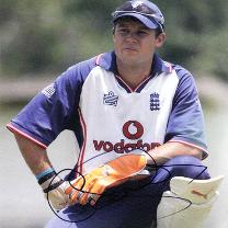 GERAINT-JONES-autograph-Kent-CCC-signed-England-cricket-memorabilia-2005-Ashes-Test-wicket-keeper-PNG-Gloucs-CCC-Jonesy