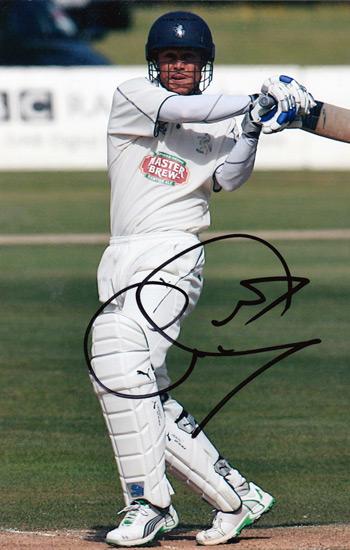 GERAINT JONES memorabilia England Kent cricket memorabilia PNG signed photo