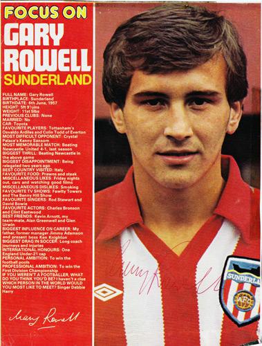 Gary-Rowell-autograph-signed-Sunderland-fc-football-memorabilia-signature
