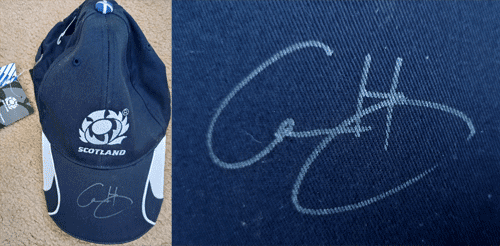 Gavin-Hastings-signed-scotland-rugby-cap-memorabilia-british-lions-tags 2007 world cup