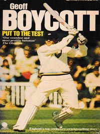 Geoff-Boycott-autograph-signed-yorkshire-cricket-memorabilia-book-put-to-the-test-geoffrey-england-boycs