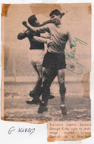 George-Kirby-autograph-signed-Southampton-FC-football-memorabilia-Saints-Soton-signature