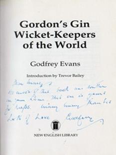 Godfrey-Evans-autograph-signed-kent-cricket-memorabilia-england-test-keeper-wicket-keepers-of-the-world-book-gordons-gin-first-edition-1984-signature-mary-ladbrokes