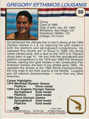 Greg-Louganis-signed-US-Olympic-diving-card-gold-medal-champion-autograph-bio