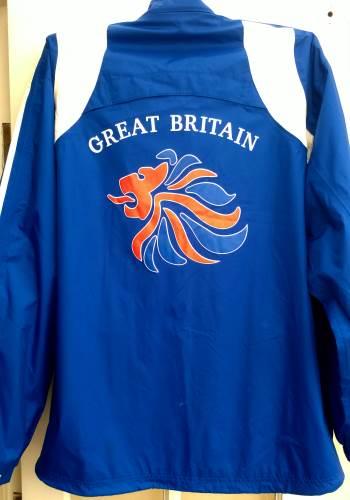 IAN ROSE Paralympic champion signed 2004 Athens Great Britain team jacket Judo memorabilia GB lion