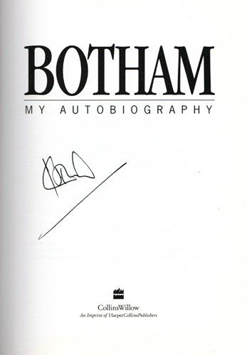 IAN-BOTHAM-autograph-My-Autobiography-Dont-Tell-Kath-signed-book-england-cricket-memorabilia-1st-edition-signature