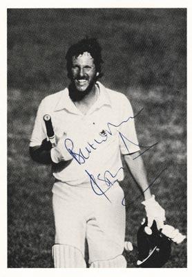 Ian-Botham-Signed-cricket-memorabilia-book-bothams-choice-kenneth-gregory--somerset-durham-worcs-ccc-england-signature