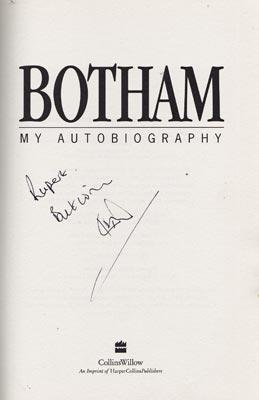 Ian-Botham-autograph-signed-book-autobiography-dont-tell-kath-1994-signature-first-edition
