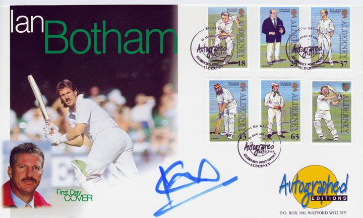 Ian Botham hand-signed cricket legends first day cover