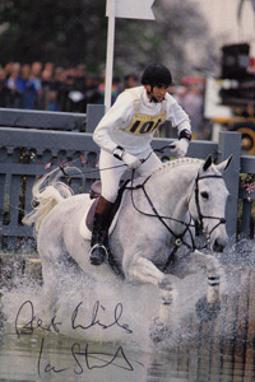 IAN STARK (4 times Olympic silver) signed autographed Three-Day Event postcard.