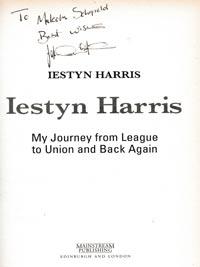 Iestyn-Harris-autograph-signed-wales-rugby-memorabilia-book-autobiography-there-and-back-union-league-first-edition