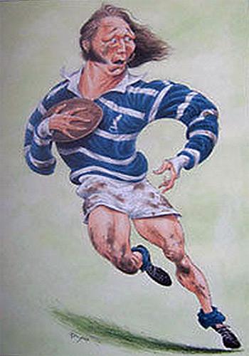 JPR-Williams-memorabilia-Wales-rugby-memorabilia-John-Ireland-print