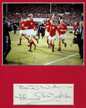 Jack Charlton autograph Jack chalrton memorabilia 1966 World Cup finals England photo
