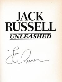 jack russell book unleashed barking signed autograph cricket