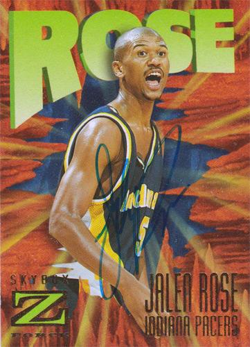 Jalen-Rose-autograph-signed-Indiana-Pacers-NBA-memorabilia-basketball-Michigan-Wolverines-Fab-Five-ESPN