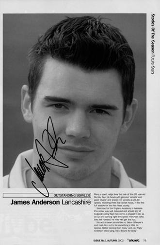 James-Anderson-autograph-signed-lancashire cricket memorabilia-England-test match leading wicket taker-jimmy