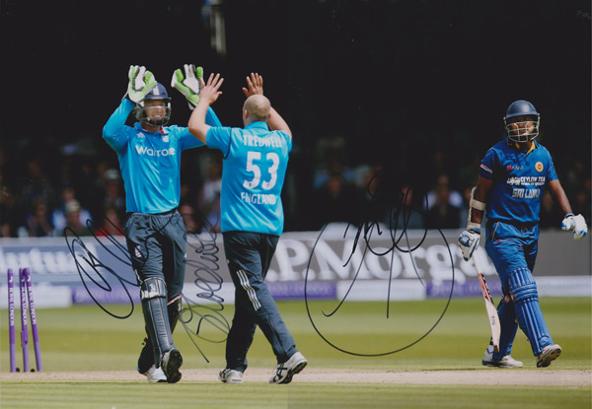 James-Tredwell-Tredders-Jos-Buttler-Kumar-Sangakarra-Testimonial-Print-autograph
