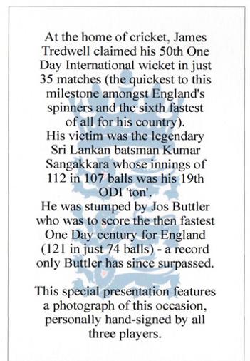 James-Tredwell-Tredders-Jos-Buttler-Kumar-Sangakarra-Testimonial-Report