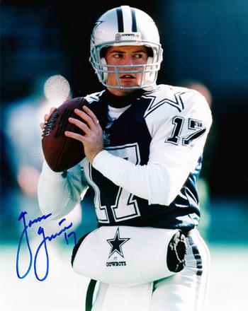 Jason Garrett autograph Dallas Cowboys memorabilia signed photo NFL memorabilia