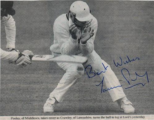 Jason-Pooley-autograph-signed-Middlesex-cricket-memorabilia-Middx-CCC-county-batsman-fielding-autographed