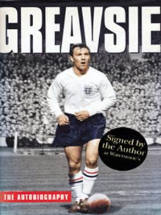 Jimmy-Greaves-signed-autobiography-autograph-Spurs-Chelsea-England-Greavsie-book