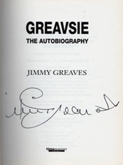 Jimmy-Greaves-signed-autobiography-autograph-Spurs-Chelsea-England-Greavsie-book