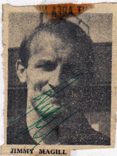 Jimmy-Magill-autograph-signed-Arsenal-football-memorabilia-afc-signature-brighton-hove albion
