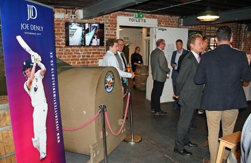 Joe-Denly-Testimonial-Brewery-Dinner-Shepherd-Neame-Visitor-Centre-Faversham-Kent-Cricket