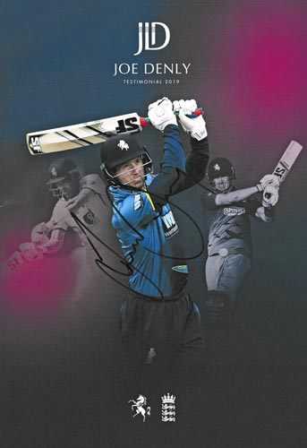 Joe-Denly-autograph-signed-testimonial-brochure-2019-kent-cricket-england-ashes-kccc