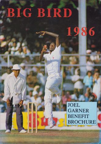 Joel-Garner-autograph-signed-1986-benefit-brochure-testimonial-west-indies-cricket-memorabilia-somerset-barbados-big-bird-signature