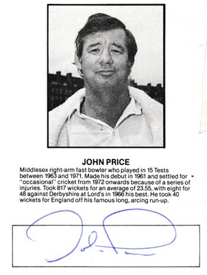 John-Price-autiograph-signed-England-cricket-memorabilia-middx-ccc