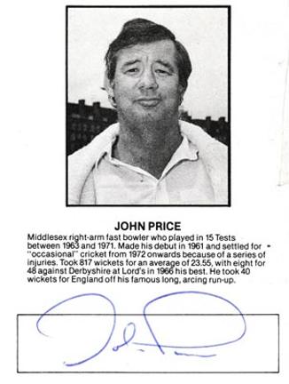 John-Price-autiograph-signed-England-cricket-memorabilia-middx-ccc