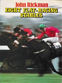 John-Rickman-autograph-signed-horse-racing-memorabilia-book-eight-racing-stables-tv-commentator-journalist-sports-writer-itv