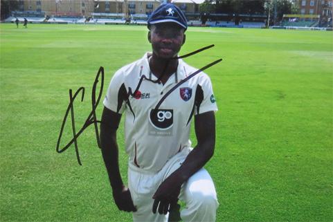 Kagiso-Rabada-autograph-kagiso-rabada-memorabilia-signed-Kent-Cricket-memorabilia-cricket-south-africa-proteas-test-match-kccc-spitfires-fast-bowler-kg