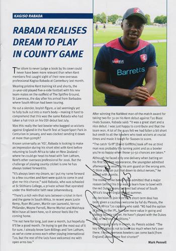 Kagiso-Rabada-autograph-kagiso-rabada-memorabilia-signed-Kent-Cricket-memorabilia-cricket-south-africa-proteas-test-match-kccc-spitfires-kg-tunbridge-wells-week