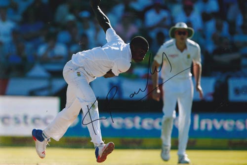 Kagiso-Rabada-autograph-signed-south-africa-cricket-memorabilia-kg-fast-bowler-kent-ccc-proteas-lions-gauteng-jozi-stars-signature