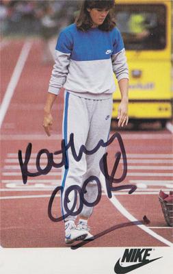Kathy-Cook-signed-athletics-memorabilia-100-200-400-metres-relay-Olympics-British-champion-autograph-Smallwood
