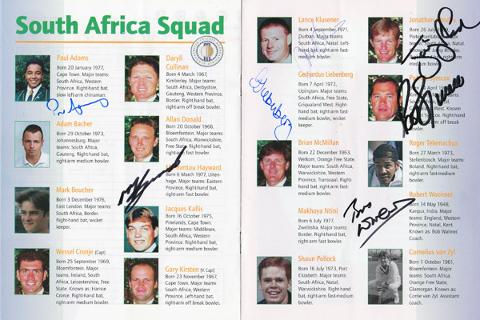 Kent-cricket-memorabilia-KCCC-memorabilia-signed-South-Africa-cricket-memorabilia-1998-tour-programme-england-autograph-St-Lawrence