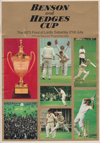 Kent-cricket-memorabilia-signed-1973-Benson-and-Hedges-Cup-Final-programme-Lords-autograph-Norman-Graham-Alan-Knott-Underwood-Shepherd-Ealham-KCCC-Worcs