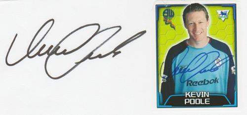 Kevin-Poole-autograph-signed-Bolton-Wanderers-fc-football-memorabilia-signature-leicester-city-birmingham-goalkeeper-coach 2010-11-premier-league-player-card-sticker